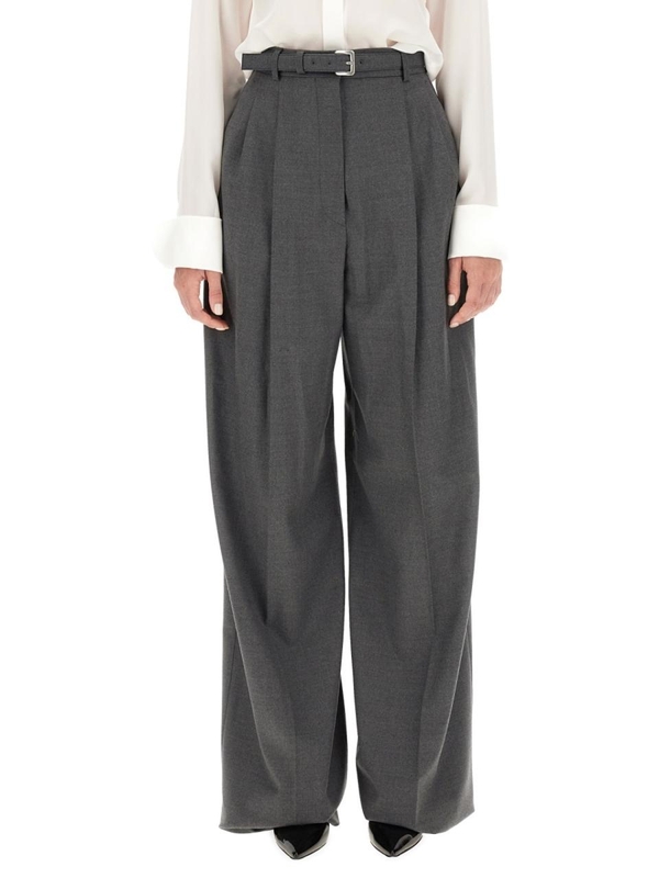 스포트막스 FW23 PALAZZO PANTS 2321360333600_530002 GREY