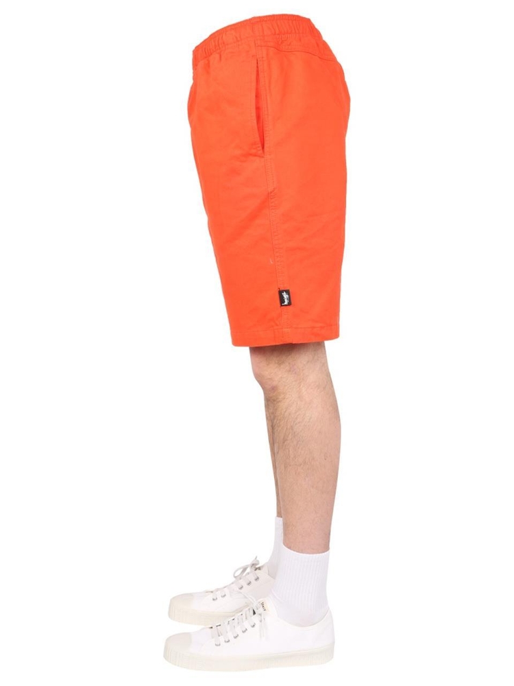 스투시 SS22 LOGO BERMUDA  112282_REOR ORANGE