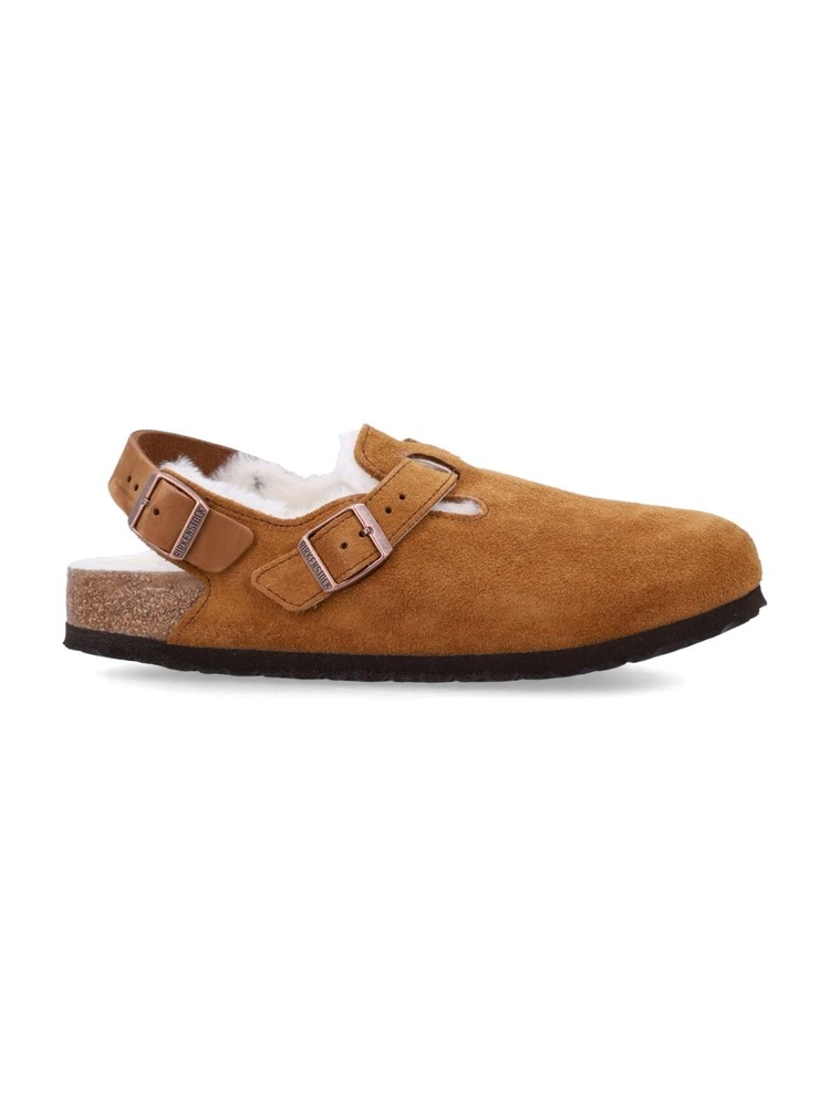 버켄스탁 FW24 Birkenstock Tokio shearling sandals 1028382MINK MINK