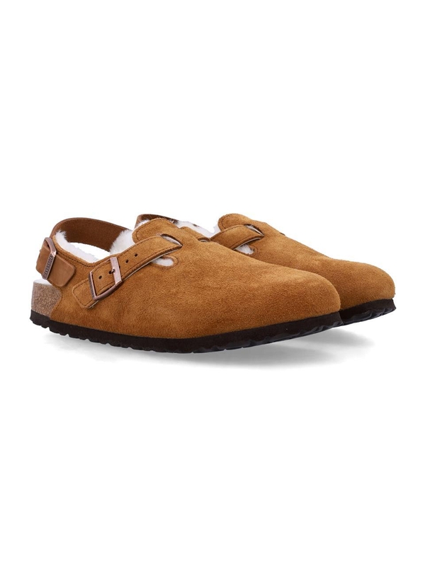 버켄스탁 FW24 Birkenstock Tokio shearling sandals 1028382MINK MINK