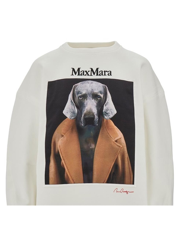 막스마라 FW24 MAX MARA SWEATSHIRT BACCO.005-005 White