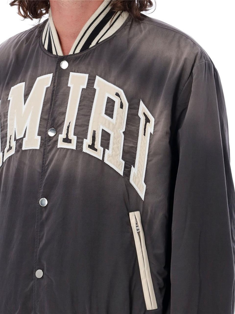 아미리 FW24 Amiri Varsity Jacket AMOUBB1005BLACK Black