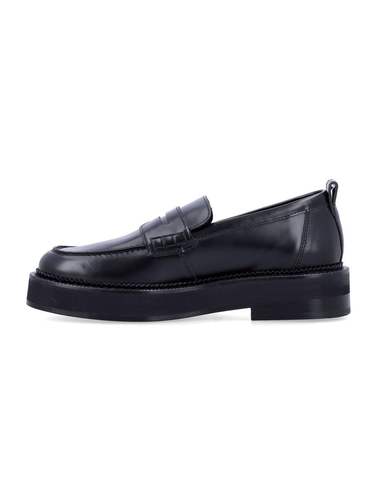 아미 FW24 Ami Paris Flat shoes Black USV057AL0043001 Black