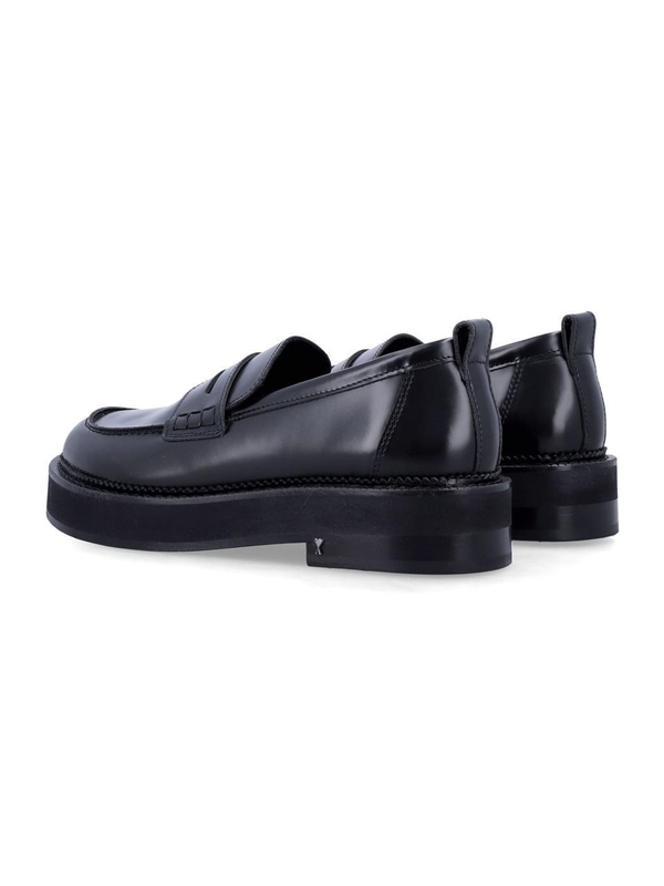 아미 FW24 Ami Paris Flat shoes Black USV057AL0043001 Black