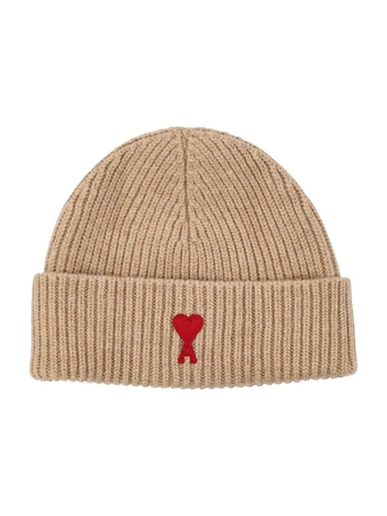 아미 FW24 Ami Paris Beanie UHA116018289 CAMEL RED