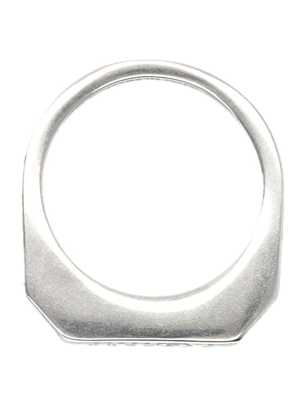 MM6 메종 마르지엘라 FW24 MM6 Maison Margiela Logo Ring SM7UQ0076P7296961 Palladio burattato/White