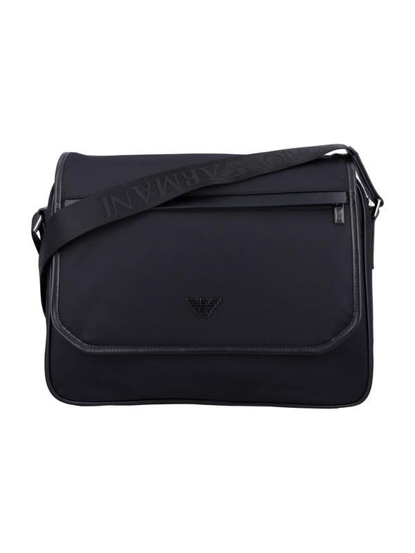 엠포리오 아르마니 FW24 Emporio Armani Nylon messenger bag Y4M391Y217J80001 Black