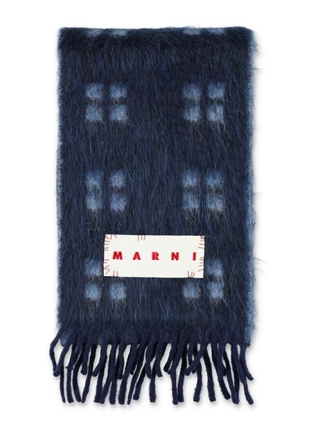 마르니 FW24 Marni Scarfs SCZC0067Y0UAW032CHB99 CHECK BLUE