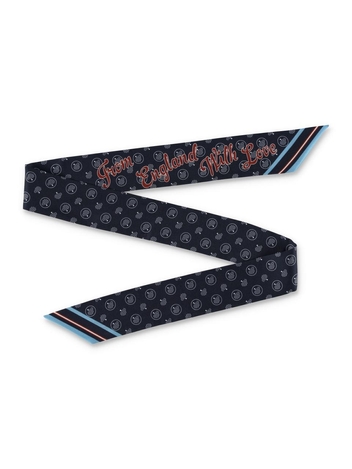 멀버리 FW24 Mulberry Scarfs VS4808050U902 NightSky-PoplinBlue