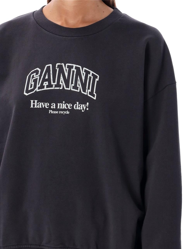 가니 FW24 GANNI Sweatshirt T40143654252 PHANTOM