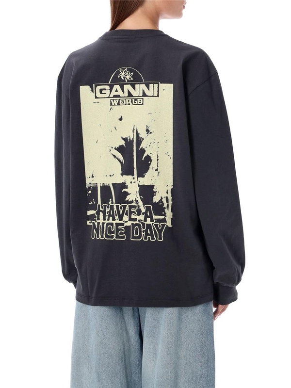 가니 FW24 GANNI Sweatshirt T39373649252 PHANTOM