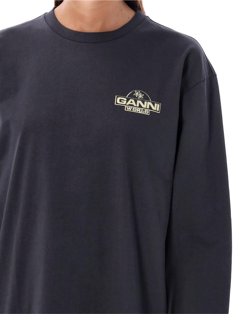 가니 FW24 GANNI Sweatshirt T39373649252 PHANTOM