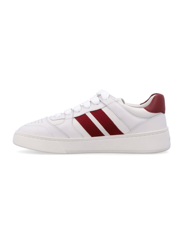 발리 SS25 Bally Sneakers MSK08YVT179I0I0 WHITE/BALLYRED