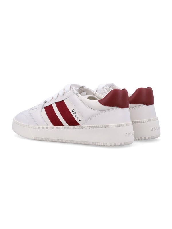 발리 SS25 Bally Sneakers MSK08YVT179I0I0 WHITE/BALLYRED