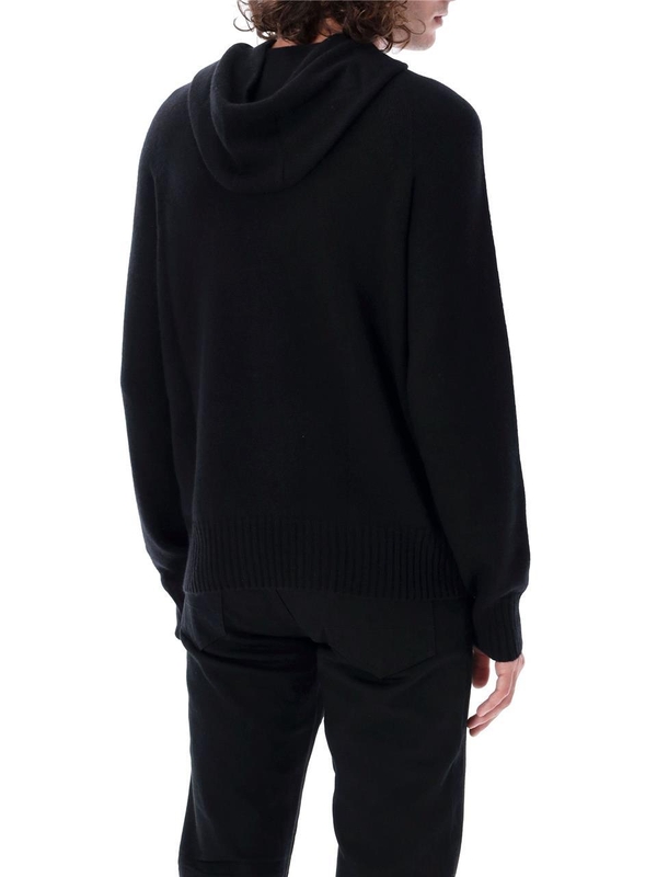 톰 포드 FW24 Tom Ford Cashmere hooded knit KOL003YMK022LB999 Black