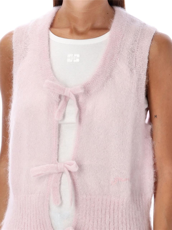 가니 FW24 GANNI Vest K22682666395 LILAC SACHET