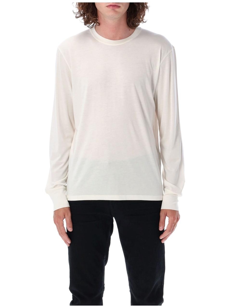 톰 포드 FW24 Tom Ford T-shirt JCL006JMT002AW003 CHALK WHITE