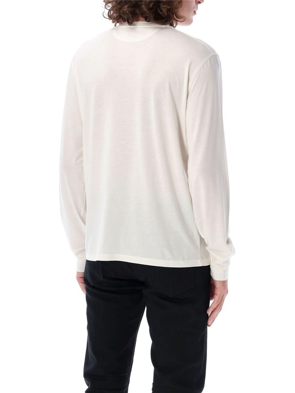 톰 포드 FW24 Tom Ford T-shirt JCL006JMT002AW003 CHALK WHITE