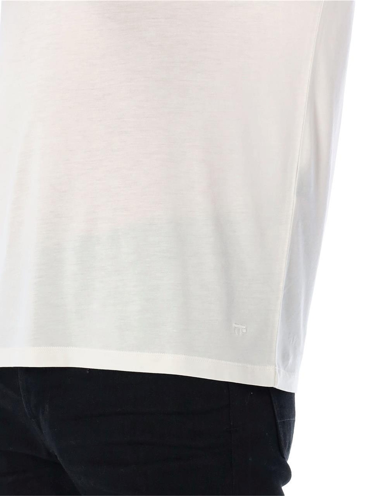 톰 포드 FW24 Tom Ford T-shirt JCL006JMT002AW003 CHALK WHITE