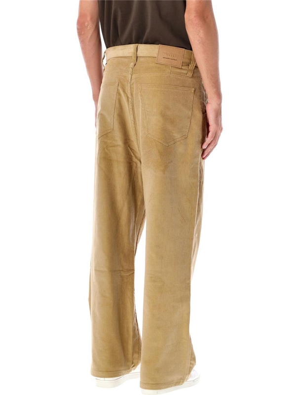 아미 FW24 Ami Paris Trousers HTR102CO0089255 SAND