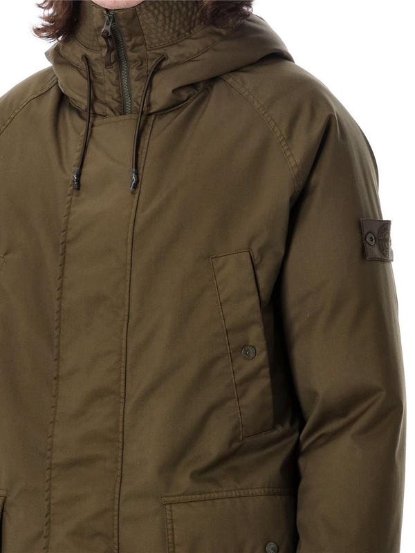 스톤아일랜드 FW24 Stone Island Wool Hooded Parka Jacket 8115710F2V0054 MILITARY GREEN