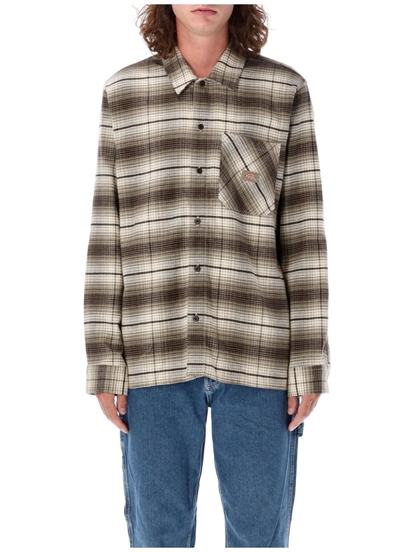 디키즈 FW24 DICKIES shirt DK0A86530IP BROWN CHECK