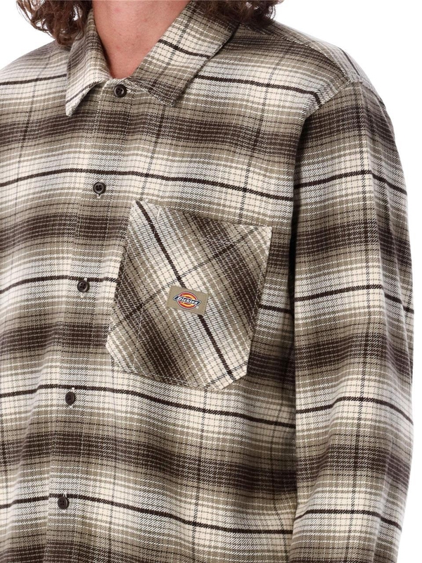 디키즈 FW24 DICKIES shirt DK0A86530IP BROWN CHECK