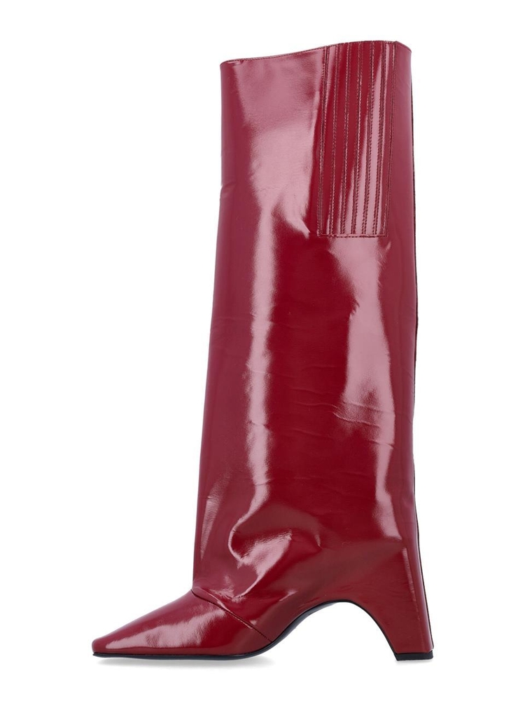 코페르니 FW24 Coperni Bridge boots COPSH03496RED BURGUNDY RED