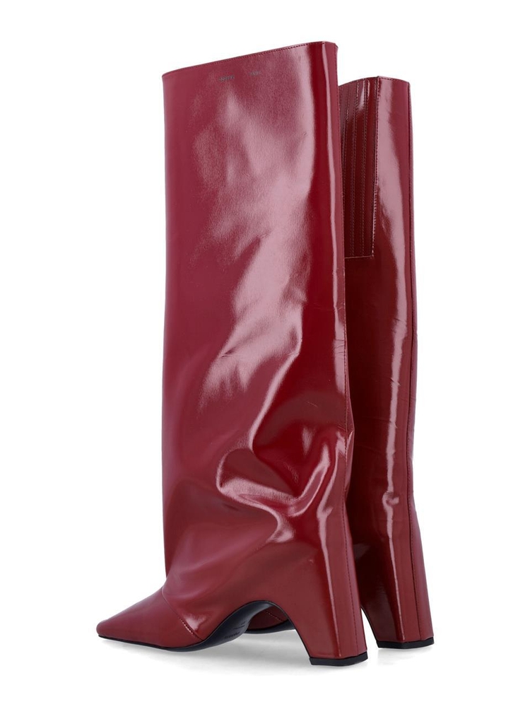 코페르니 FW24 Coperni Bridge boots COPSH03496RED BURGUNDY RED