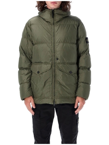 스톤아일랜드 FW24 Stone Island Hooded puffer jacket 811540723V0059 MUSK