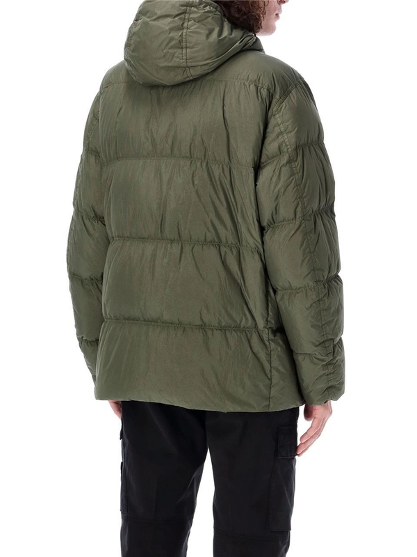 스톤아일랜드 FW24 Stone Island Hooded puffer jacket 811540723V0059 MUSK