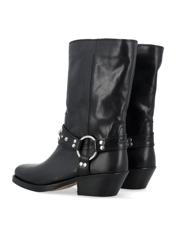 이자벨마랑 FW24 Isabel Marant Anyta black ankle boots BO0135FAB3A23S01BK Black