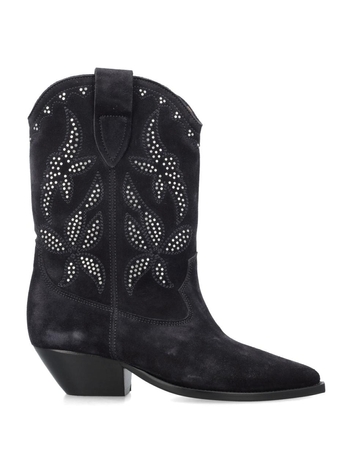 이자벨마랑 FW24 Isabel Marant Duerto Ankle boots BO0003FAB3A32SFKSI FADED BLACK SILVER