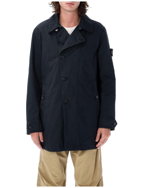 스톤아일랜드 FW24 Stone Island David-TC short trench coat Blue 811542149A0020 Blue