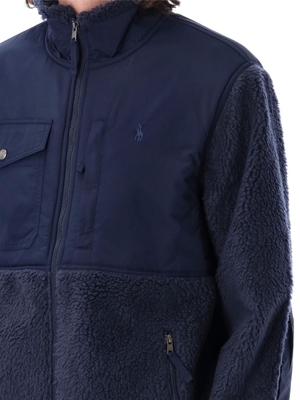 폴로 랄프로렌 FW24 Polo Ralph Lauren Fleece Jacket Navy 710850412018 NEWPORT NAVY