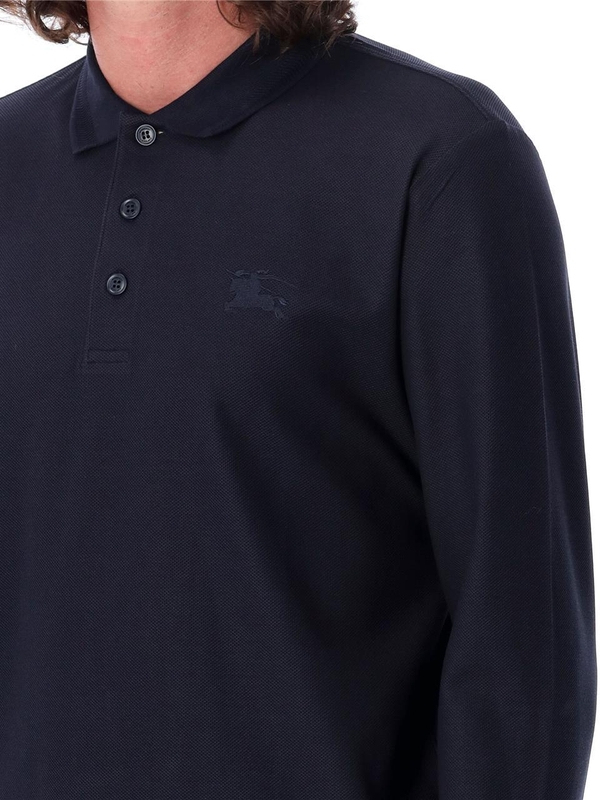 버버리 FW24 Burberry Eddie polo shirt 8098799B1488 COAL BLUE