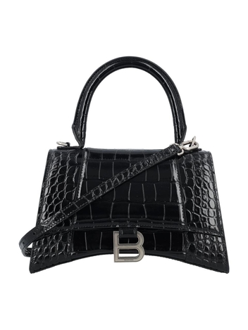 발렌시아가 FW24 Balenciaga Hour glass small bag Black 5935461LR6Y1000 Black