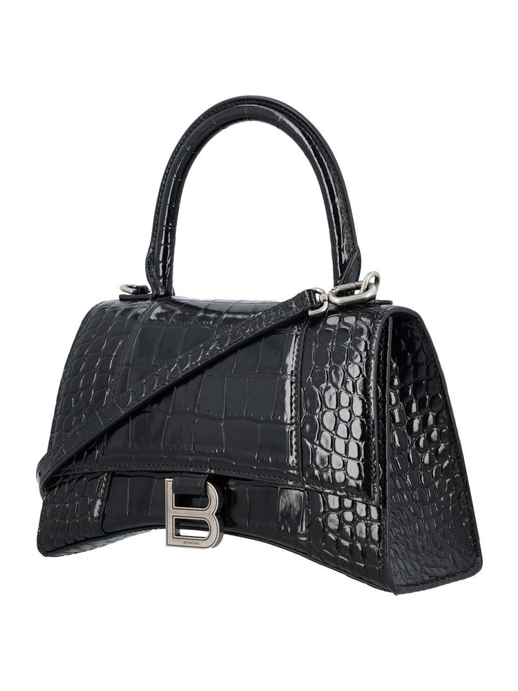 발렌시아가 FW24 Balenciaga Hour glass small bag Black 5935461LR6Y1000 Black