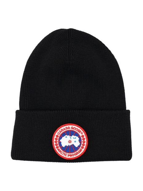 캐나다 구스 FW24 Canada Goose Arctic disc toque beanie Black 6936M61 Black