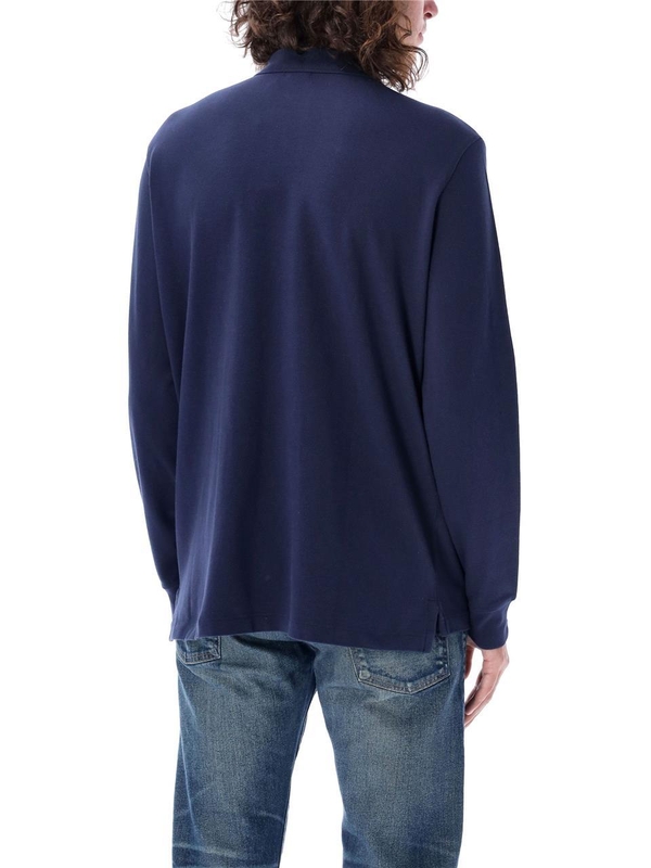 폴로 랄프로렌  Polo Ralph Lauren Classic Long Sleeve Polo Shirt Blue 710680790046 Blue