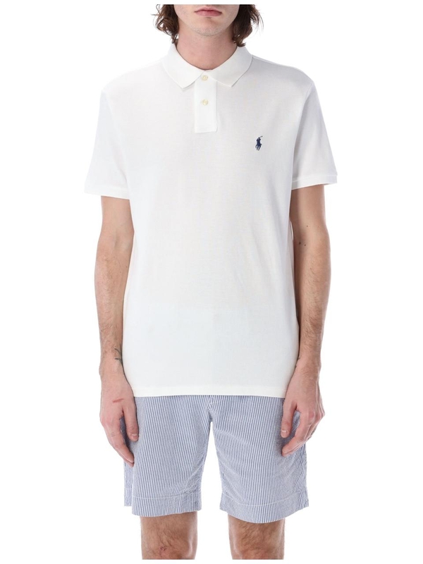 폴로 랄프로렌  Polo Ralph Lauren Classic Short Sleeve Polo Shirt White 710666998002 White