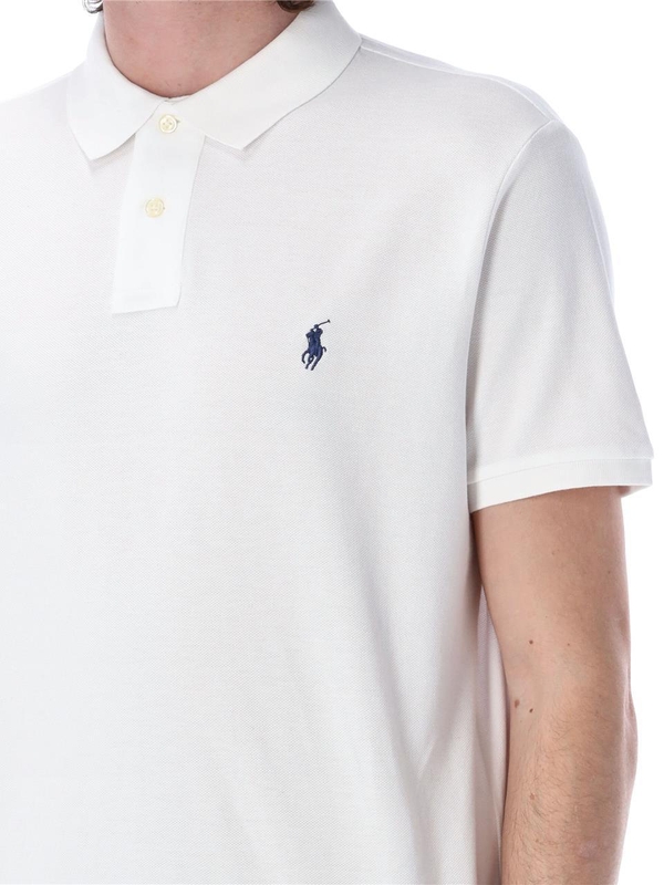 폴로 랄프로렌  Polo Ralph Lauren Classic Short Sleeve Polo Shirt White 710666998002 White