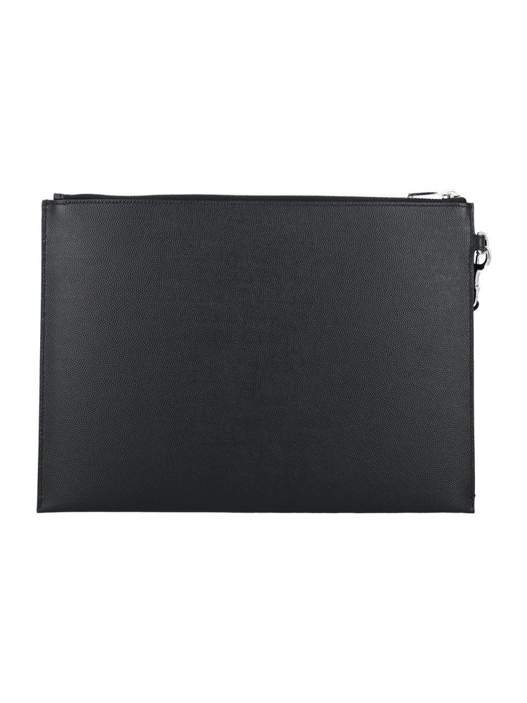 생로랑 FW24 Saint Laurent Zip tablet pouch Black 683865BTY0N1000 Black