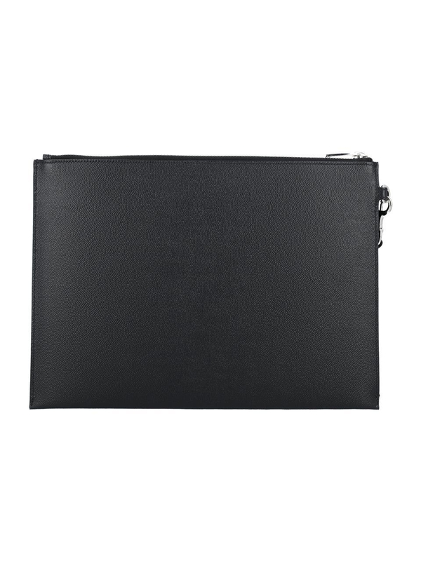 생로랑 FW24 Saint Laurent Zip tablet pouch Black 683865BTY0N1000 Black