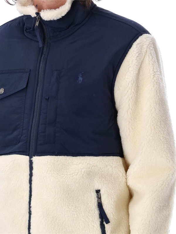 폴로 랄프로렌 FW24 Polo Ralph Lauren Fleece Jacket White 710850412019 White