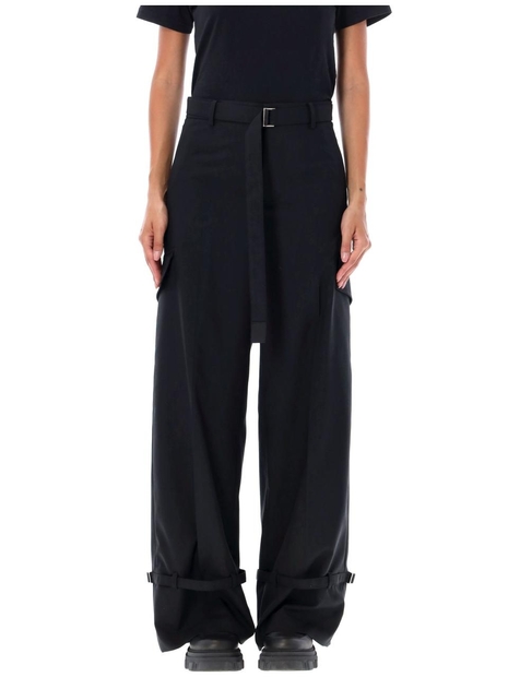 사카이 FW24 Sacai Trousers Black 2407345001 Black