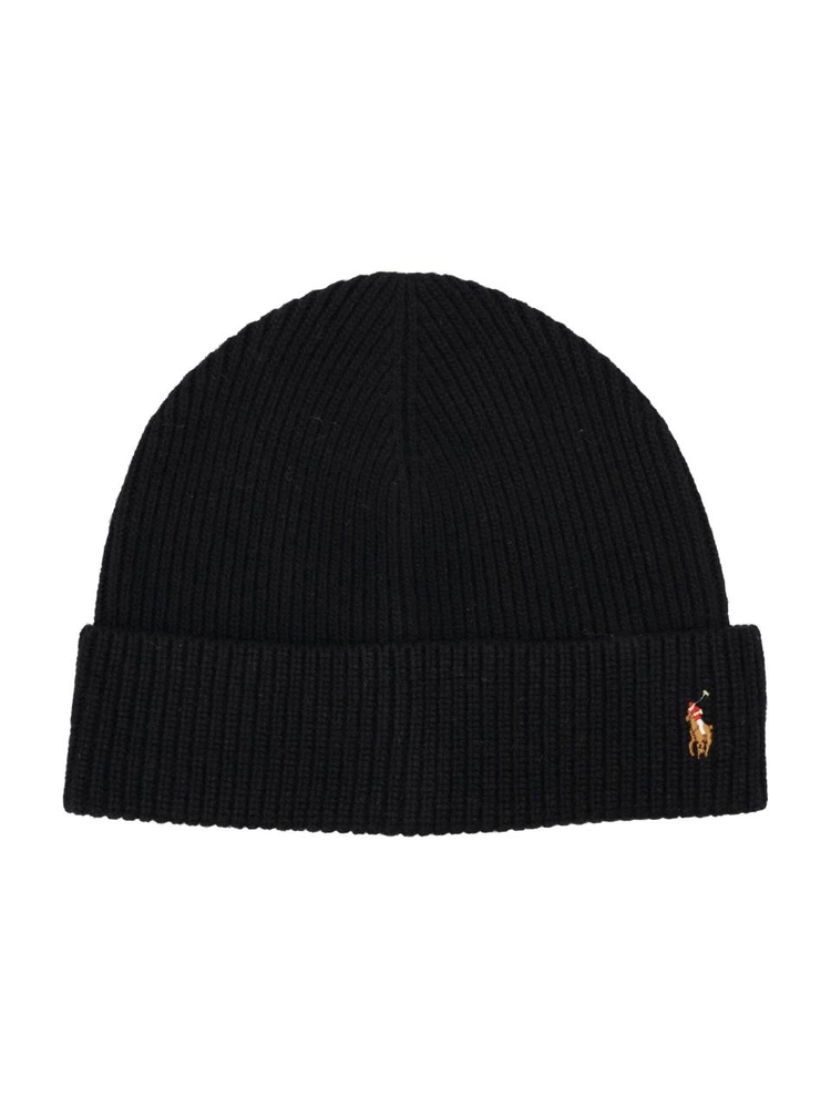 폴로 랄프로렌 FW24 Polo Ralph Lauren Beanie Black 449959337001 Black