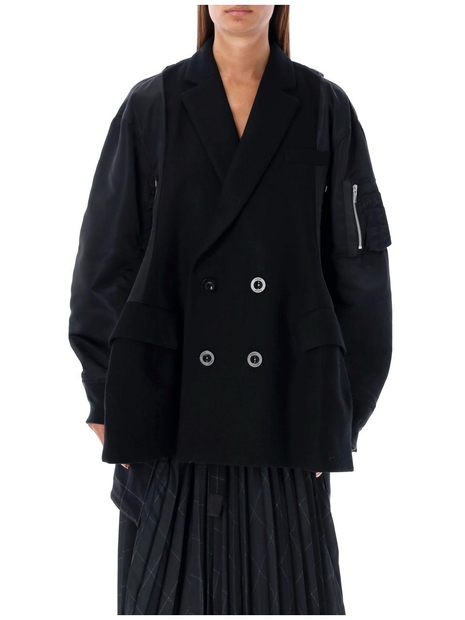 사카이 FW24 Sacai Coats Black 2407503001 Black