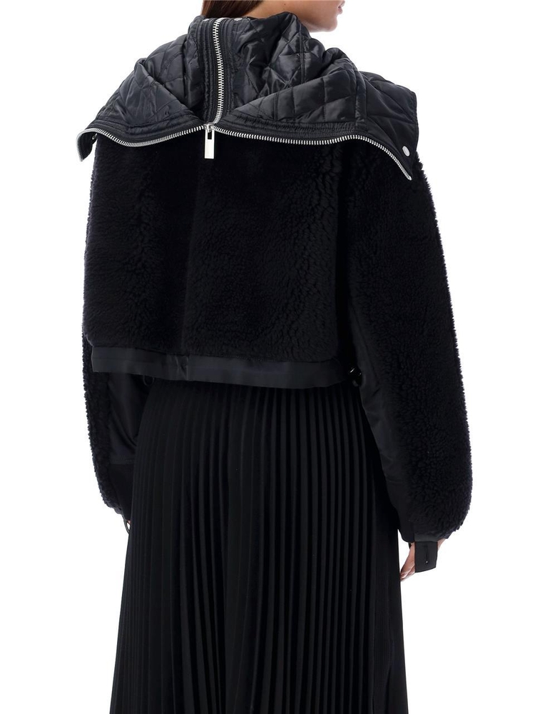 사카이 FW24 Sacai Coats Black 2407459001 Black