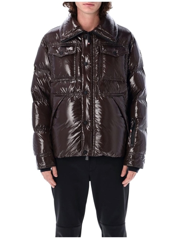 몽클레르 FW24 MONCLER GRENOBLE Tecka short down jacket Brown 1G00009539FT259 Brown